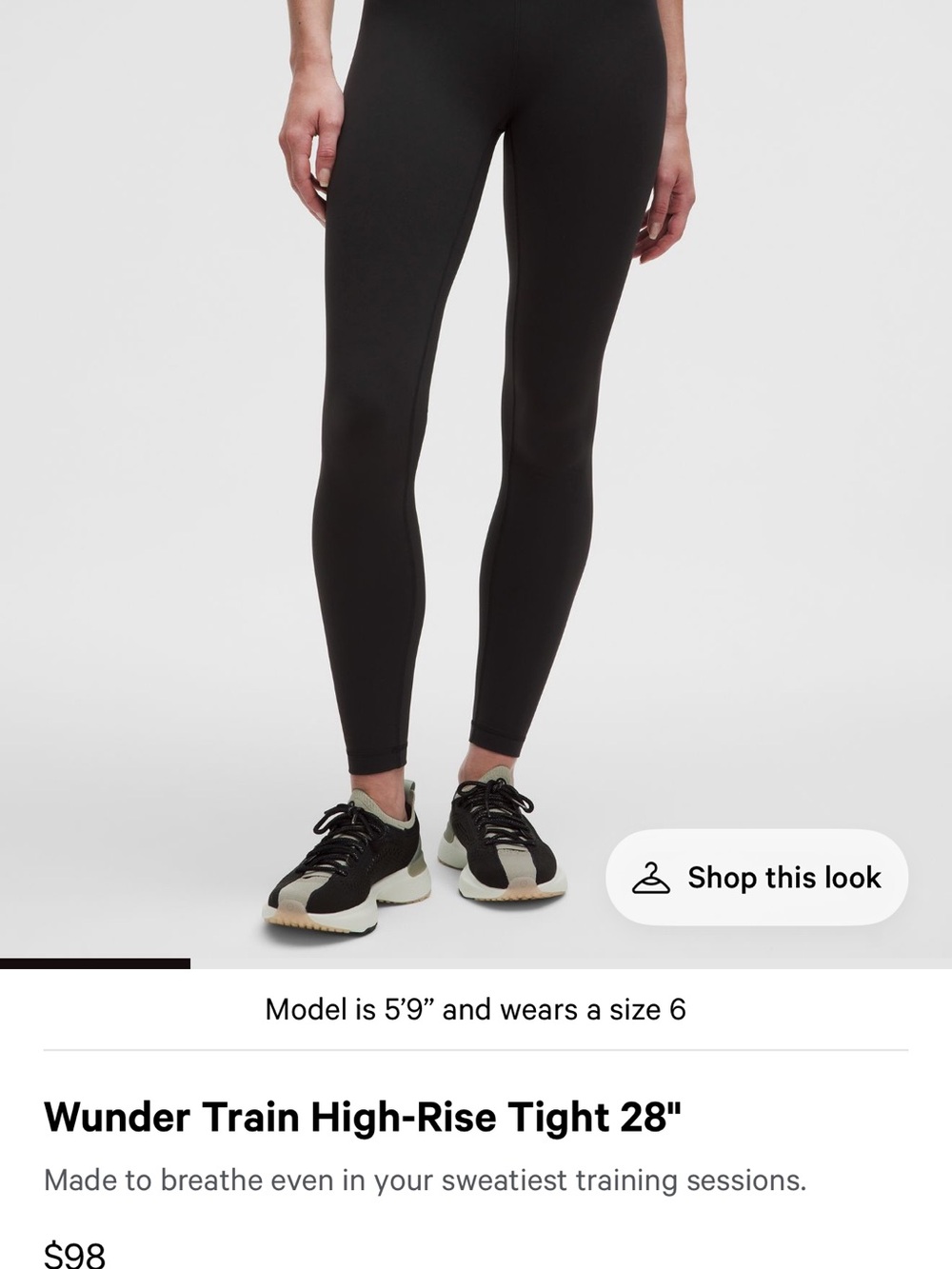 lululemon athletica Wunder Train High-Rise Tight - Black